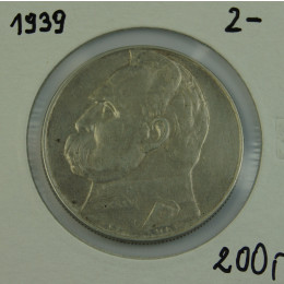 Moneta 10 Złotych 1939r  srebro