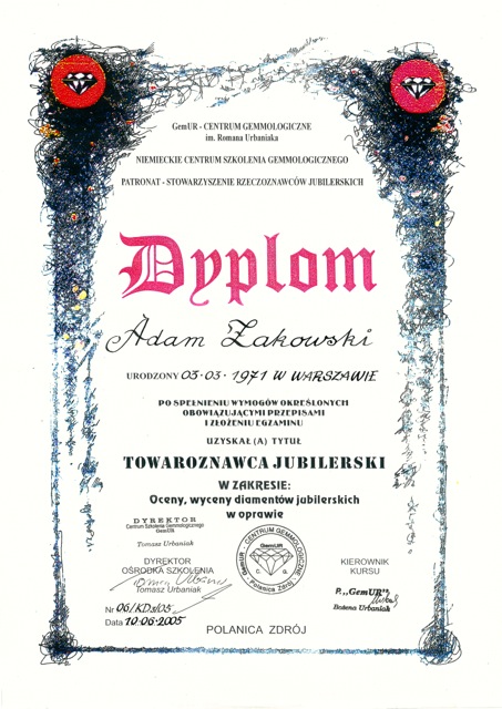 Towaroznawca jubilerski